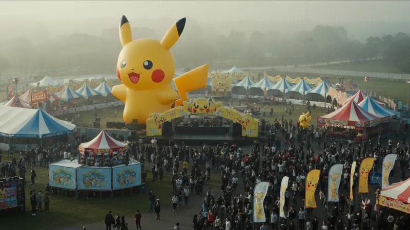 Les festivals Pokémon mettant en avant Pikachu